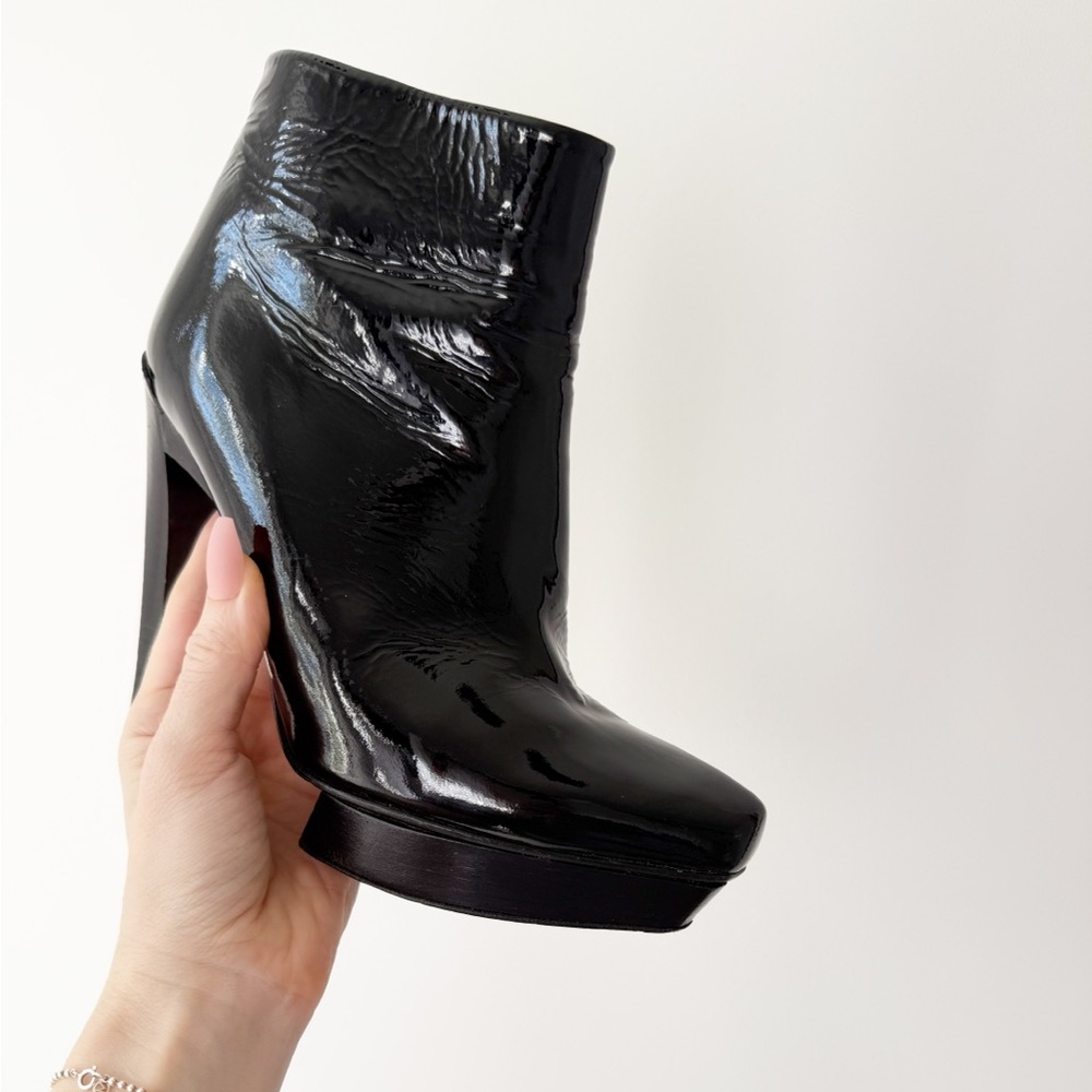 Michael Kors Collection - Patent Leather Platform Ankle Bootie - size 38 - EUC - Picture 2 of 15